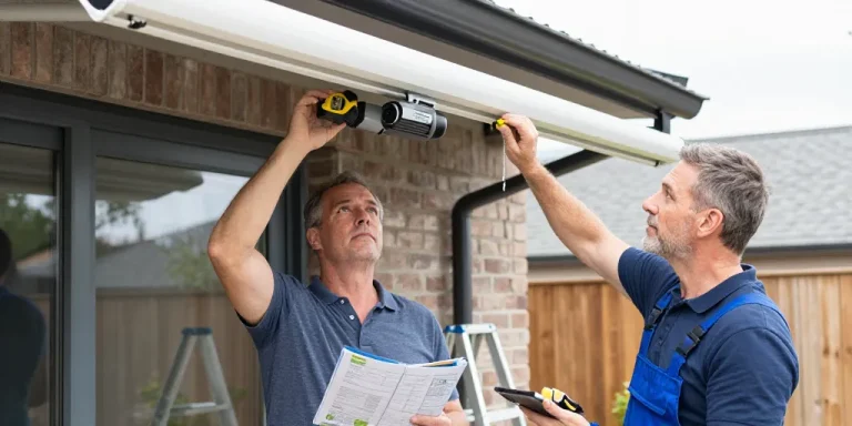 installation store banne motorisé