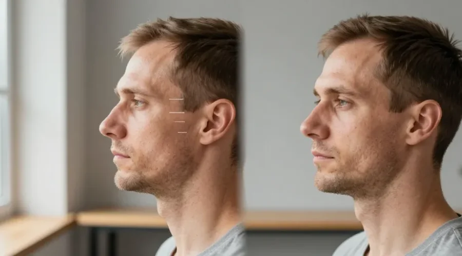 gym facial visage asymétrique​