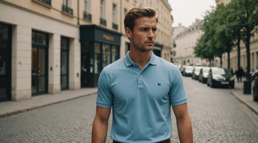 polo sans bouton